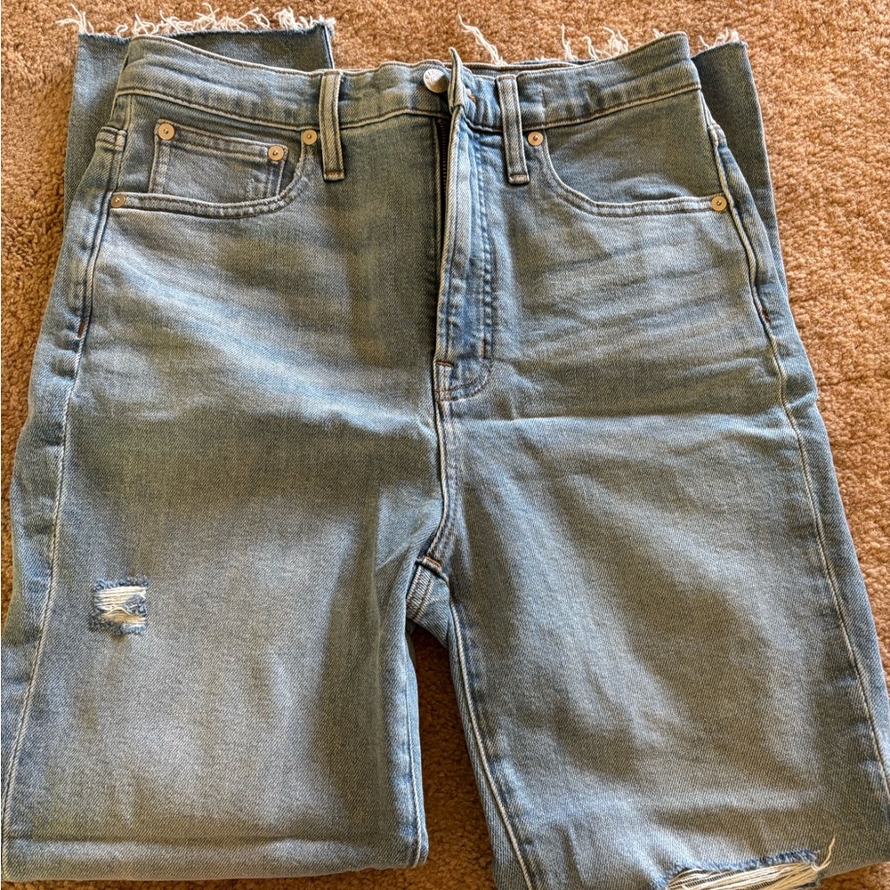 Madewell Relaxed Fit Light Blue Jeans